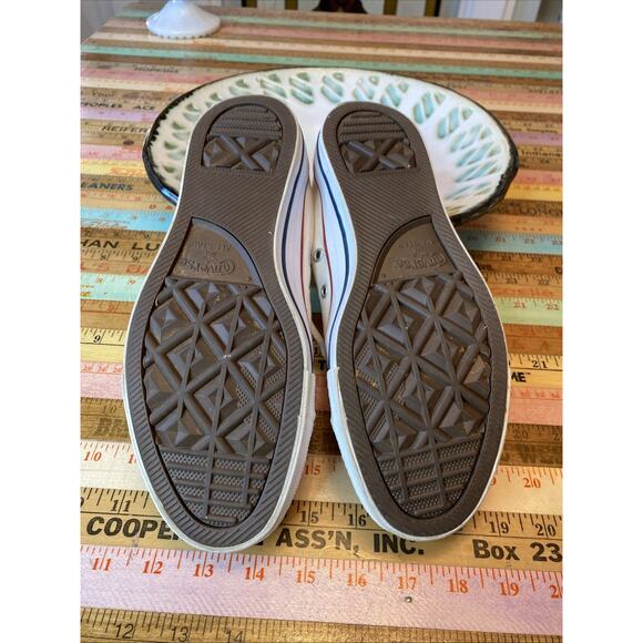 Converse All Star Sneaker Unisex Sz M6.5/W8.5 White Canvas Low Top Lace Up Shoe - Picture 13 of 13